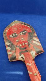 Vintage schep of spade, met bijzondere schildering. 6B4, Antiek en Kunst, Antiek | Gereedschap en Instrumenten, Ophalen of Verzenden