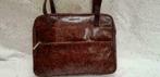 F333 DISTING lederen collegetas / kantoortas./  tablettas, Sieraden, Tassen en Uiterlijk, Tassen | Schooltassen, 30 tot 40 cm