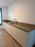 Complete keuken met Quooker kraan en granieten blad, Gebruikt, Inbouw, Inductie, 4 kookzones