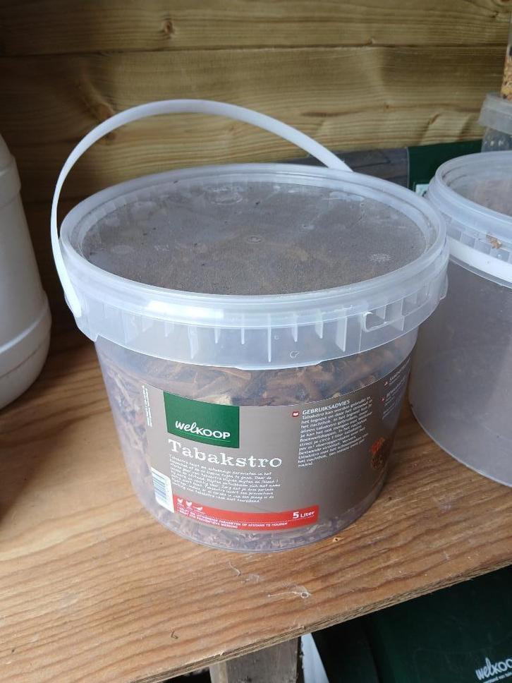 Welkoop tabakstro, Dieren en Toebehoren, Pluimvee | Toebehoren, Gebruikt, Overige typen, Ophalen of Verzenden