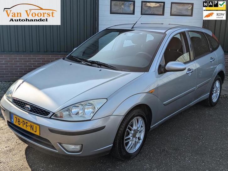 Ford Focus 1.6-16V Ghia AUTOMAAT AIRCO RIEM V.V. APK 5 deurs, Auto's, Ford, Bedrijf, Te koop, Focus, ABS, Airbags, Airconditioning