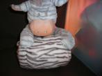 villa volance Kruidvat zebra knuffel met deken grijs/wit, Ophalen of Verzenden, Nieuw, Overige typen