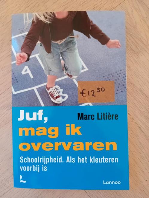 Marc Litière - Juf, mag ik overvaren?, Boeken, Zwangerschap en Opvoeding, Zo goed als nieuw, Ophalen of Verzenden