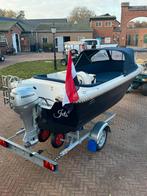 Meersloep 495 honda 10pk bwj 021 luxe opties! Teak pakket., Watersport en Boten, Sloepen, Ophalen, 10 tot 30 pk, Zo goed als nieuw