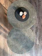 Set salontafeltjes, Huis en Inrichting, Minder dan 55 cm, Gebruikt, Rond, Industrial