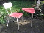 tafeltje, Gebruikt, Metaal of Aluminium, Vintage, 55 tot 75 cm