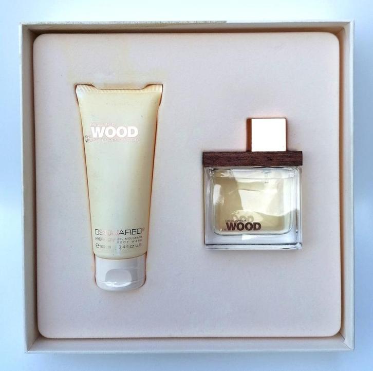 Dsquared2 She Wood Eau de Parfum Vintage Set, Sieraden, Tassen en Uiterlijk, Uiterlijk | Parfum, Nieuw, Ophalen of Verzenden
