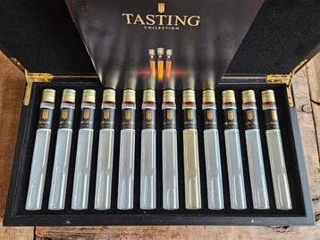 Gin Tasting Collection Proeverij 12 Tubes in Houten Cadeau