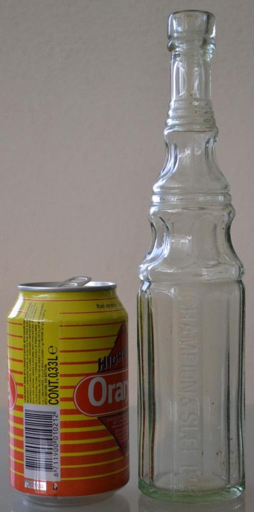 d20 oud flesje engels azijn champion & slee, Antiek en Kunst, Antiek | Glas en Kristal, Ophalen