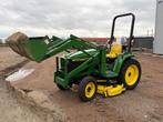 John Deere 4400 compacttractor met voorlader, Zakelijke goederen, Agrarisch | Tractoren, Gebruikt, John Deere