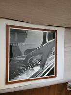 Prachtige Steinway & Sons piano-poster - ca. jaren 60, Muziek en Instrumenten, Piano's, Ophalen of Verzenden, Gebruikt, Zwart
