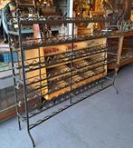 Zeer mooi smeedijzer wijnrek 170 cm breed en is 132 cm hoog, Antiek en Kunst, Curiosa en Brocante, Ophalen