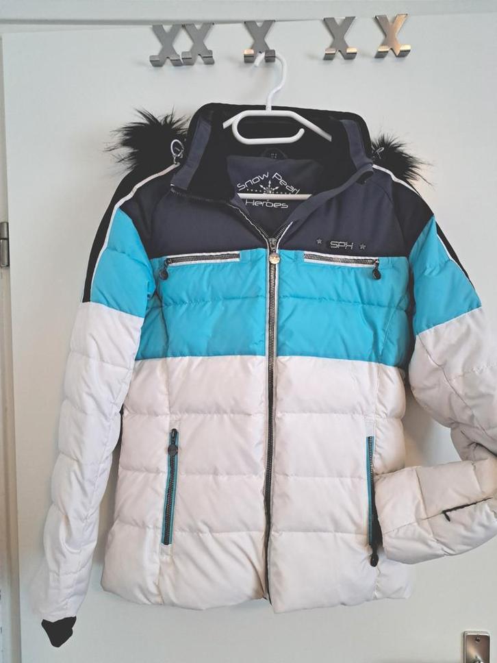 Dames ski jas dons - Maat 42, Kleding | Dames, Wintersportkleding, Zo goed als nieuw, Jack, Maat 42/44 (L), Ophalen of Verzenden