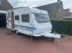 Hobby Caravan 450UF Excellent Easy 2001, Caravans en Kamperen, Kachel, Hobby, Particulier, Vast bed