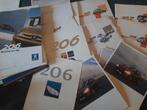 Folder Peugeot 206 – 20 verschillende 2 euro per stuk, Ophalen of Verzenden, Zo goed als nieuw, Peugeot