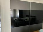 Mooie grote antraciete slaapkamerkast, Huis en Inrichting, Ophalen, 200 cm of meer, 75 cm of meer, Met hangruimte