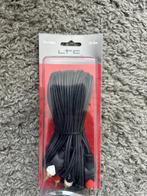 Audio kabel met 2 x 2 vergulde tulp (RCA) pluggen - 10,0m, Ophalen of Verzenden, Nieuw, 10 meter of meer, Overige kabels