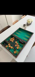 Prachtig antiek Frans backgammonspel, ca. 1880,..., Ophalen of Verzenden, Zo goed als nieuw