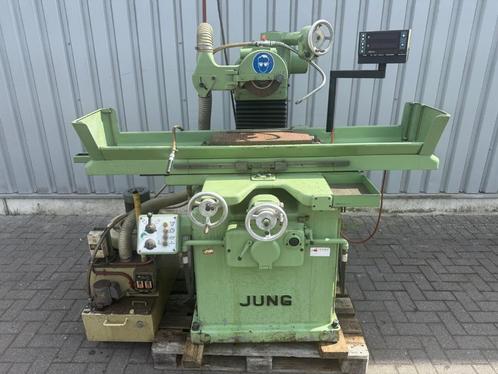 Vlakslijpmachine Jung met koeling en toebehoren, Doe-het-zelf en Verbouw, Gereedschap | Slijpmachines, Gebruikt, Werkbankslijpmachine