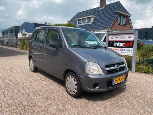 Opel Agila 1.2 16V Twinport 2005 Grijs, Auto's, Opel, Bedrijf, Agila, Airbags, Elektrische buitenspiegels, Isofix, Metallic lak