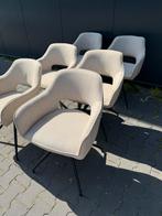 Beige draaibare eetkamer stoelen, Huis en Inrichting, Ophalen, Zo goed als nieuw, Overige kleuren, Vijf, Zes of meer stoelen