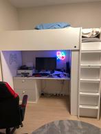 Ikea hoogslaper met bureau en kast, Ophalen, Gebruikt, Hoogslaper