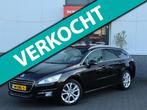 Peugeot 508 SW 1.6 THP Allure panodak LEER org NL, Voorwielaandrijving, 15 km/l, Bruin, Leder en Stof
