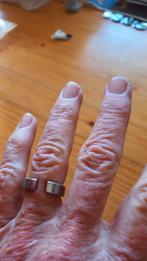 Te koop RVS ring maat 19.5 / 20 Esprit, 19 tot 20, Ophalen of Verzenden, Zo goed als nieuw, Dame of Heer