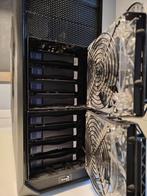 Zelfbouw server (NAS) met hardware RAID5, Gebruikt, Minder dan 4 GB, Zelf gebouwd, 10 TB