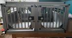 Dubbelvaks auto kennel – Heyermann 90x120x60, Dieren en Toebehoren, Hondenbenches, Ophalen of Verzenden, Zo goed als nieuw