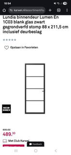 Binnendeur, Doe-het-zelf en Verbouw, Ophalen, 80 tot 100 cm, Binnendeur, Zo goed als nieuw
