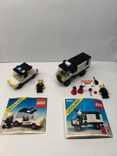 4x oude Lego politie, Kinderen en Baby's, Speelgoed | Duplo en Lego, Gebruikt, Lego, Complete set, Ophalen of Verzenden