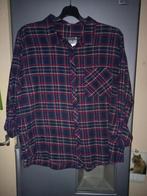 Nieuwe leuke warme geruite blouse, met ophaal mouwen, 48, Ophalen of Verzenden, Nieuw, Maat 46/48 (XL) of groter
