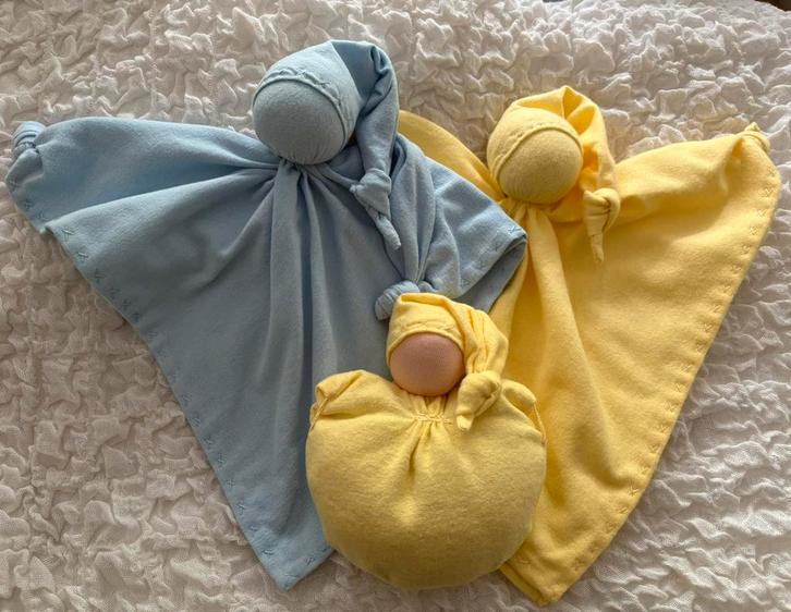 Antroposofische lappenpop, bajazzo wiegepop,vlinderpop etc, Kinderen en Baby's, Kraamcadeaus en Geboorteborden, Nieuw, Kraamcadeau