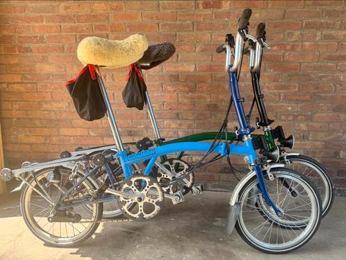 Brompton vouwfietsen 6 versnellingen (hoes, tassen), Fietsen en Brommers, Fietsen | Vouwfietsen, Gebruikt, Brompton, 16 tot 18 inch