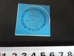 sticker RENAULT Valvoline 1972 Tectyl ML *, Ophalen, Zo goed als nieuw, Bedrijf of Vereniging