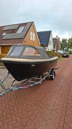Reitdieper sloep met 20pk Honda en trailer, Watersport en Boten, Sloepen, Ophalen, Zo goed als nieuw, Buitenboordmotor, Polyester