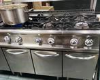 Gasfornuis Baron Horeca 1 x 4-pits & 1 x 2-pits, Witgoed en Apparatuur, Fornuizen, Gebruikt, Ophalen of Verzenden, Gas, Vrijstaand