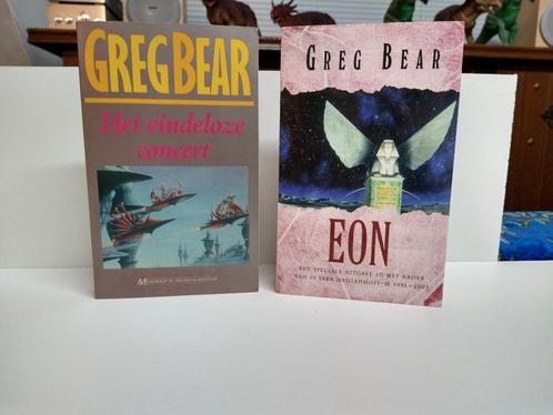 GREG BEAR - EON / Het Eindeloze Concert (2 x Nederlands), Boeken, Science fiction, Gelezen, Verzenden