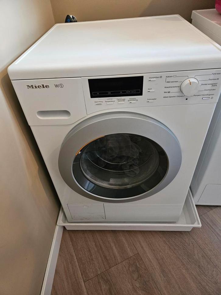 Miele WKB 120 WCS wasmachine!, Witgoed en Apparatuur, Wasmachines, Zo goed als nieuw, Voorlader, 8 tot 10 kg, 85 tot 90 cm, 1200 tot 1600 toeren
