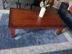 Donker houten salontafel, Huis en Inrichting, Ophalen, Gebruikt, 50 tot 100 cm, Minder dan 50 cm