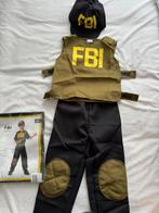 FBI kostum Hallowen, Ophalen of Verzenden, Zo goed als nieuw, 110 t/m 116, Jongen of Meisje