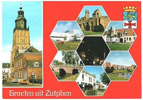 37645	Zutphen	 	 Nette oude kaart 	Onbeschreven, Verzamelen, Ansichtkaarten | Nederland, Ongelopen, Gelderland, Ophalen of Verzenden