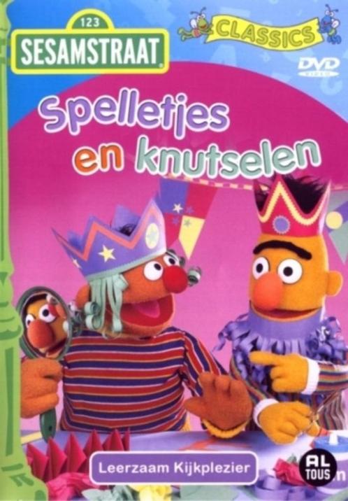 Sesamstraat - Spelletjes & Knutselen, Cd's en Dvd's, Dvd's | Kinderen en Jeugd, Nieuw in verpakking, Tv fictie, Ophalen of Verzenden