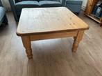Geloogd Grenen Salon Tafel, Huis en Inrichting, Ophalen, Gebruikt, 100 tot 150 cm, 50 tot 100 cm