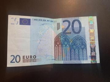 2002 Duitsland 20 euro 1e serie Duisenberg printcode P008 beschikbaar voor biedingen