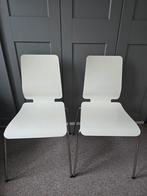 Ikea Gilbert Vintage Eetkamerstoelen - 2 stuks, Huis en Inrichting, Stoelen, Ophalen, Gebruikt, Twee, Wit