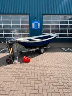 Leuke!! boot met nieuwe yamaha 6pk tact, Watersport en Boten, Vis- en Consoleboten, Ophalen, Tot 10 pk, Zo goed als nieuw, 3 tot 6 meter