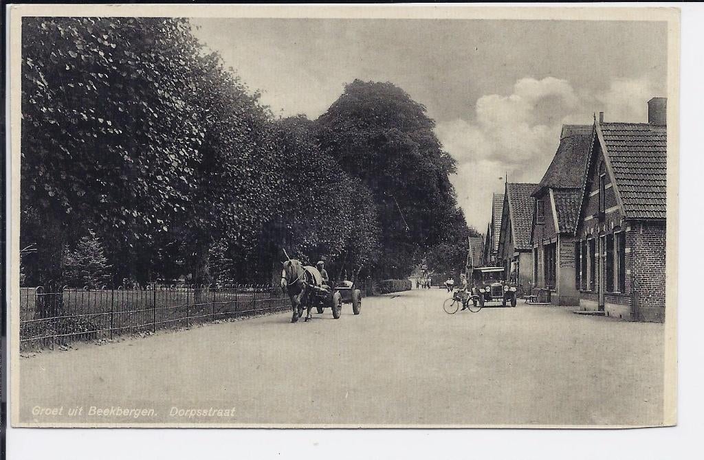 BEEKBERGEN - groet Dorpsstraat, Verzenden, Voor 1920, Gelderland