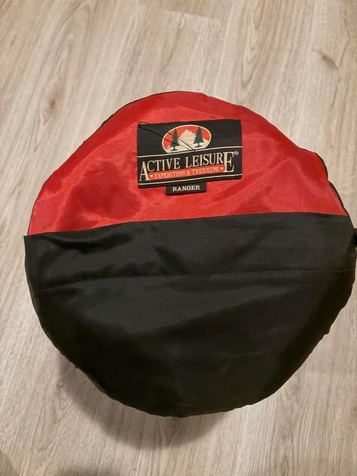 Vintage Active Leisure Ranger Slaapzak - Rood/Zwart, Caravans en Kamperen, Slaapzakken, Gebruikt, Ophalen of Verzenden